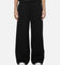 Nike Women's Studio Fleece Medium Weight Mid-Rise Wide-Leg Pants Black