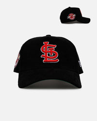 New Era St. Louis Cardinals 'Black Cord' 9FORTY A-Frame Corduroy Snapback Black