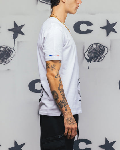 Carré Men's Enorme Classique Short Sleeve T-Shirt White