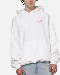 XXIII Script Hoodie White/Red