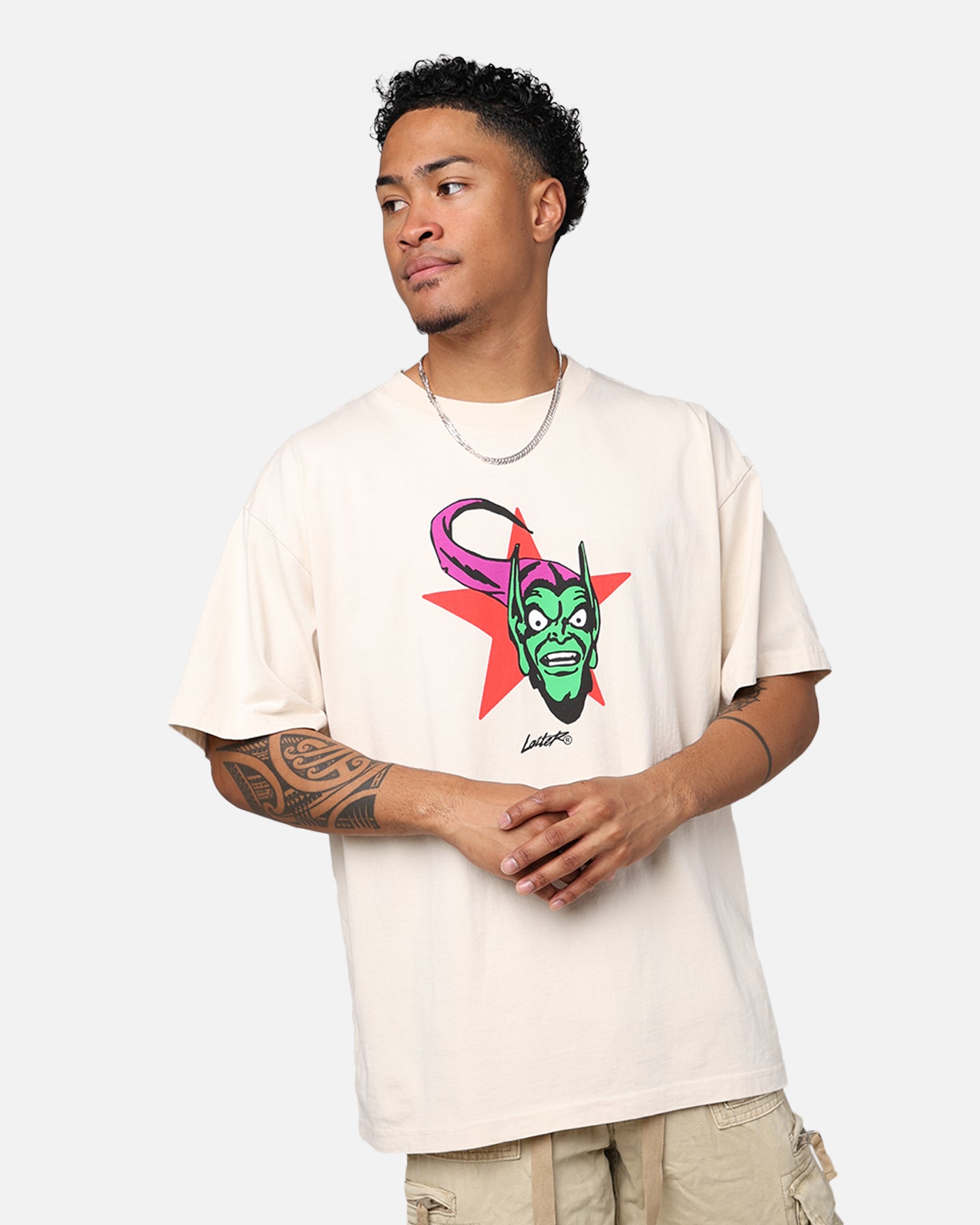 Marvel Spider-Man Green Goblin T-Shirt Off White | Culture Kings NZ