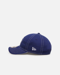 New Era Los Angeles Dodgers 'Contrast Stitch' 9TWENTY Strapback Official Team Colour