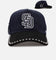 Pro Standard San Diego Padres 'Polished Hardware' Pro Pinch Strapback Navy