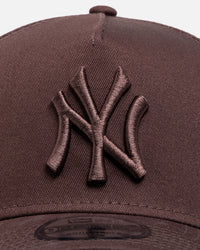 New Era New York Yankees 'Burnt Wood' 9FORTY A-Frame Snapback Burnt Wood