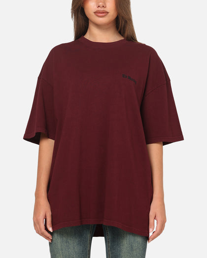 Ed Hardy Sacred Heart T-Shirt Burgundy
