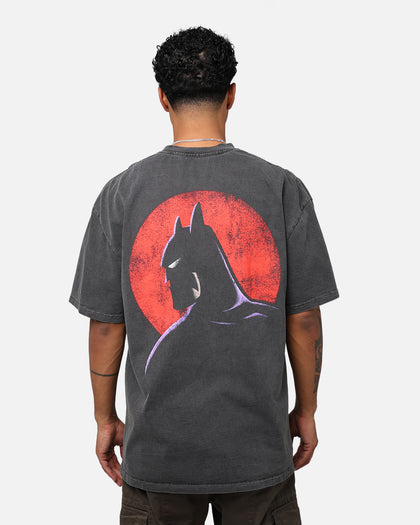 American Thrift X DC Batman The Animated Series Heavyweight Vintage T-Shirt Washed Black