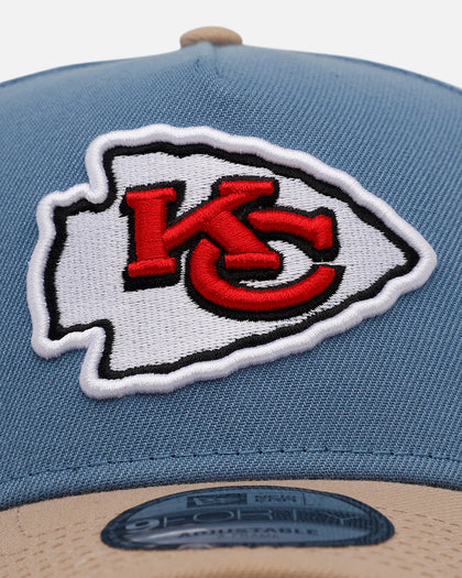 New Era Kansas City Chiefs 'Easy Breezy' 9FORTY A-Frame Snapback Blue/Tan