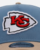 New Era Kansas City Chiefs 'Easy Breezy' 9FORTY A-Frame Snapback Blue/Tan