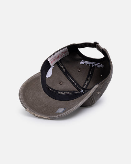 Mitchell & Ness Los Angeles Lakers 'Collegiate' Dad Fit Strapback Washed Chocolate