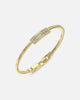 Guess Mainline Rebel Knight Dagger Crystal Bracelet Gold