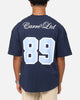 Carre Hitta Grid Iron T-Shirt Navy/Light Blue