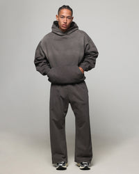 American Thrift Wide Leg Pants Washed Charcoal