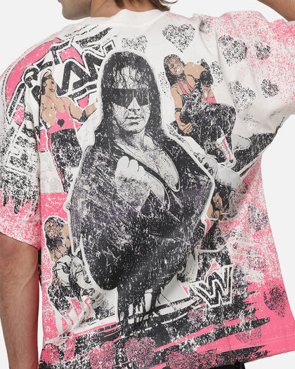 Culture Kings X WWE Bret 'The Hit Man' Hart All Over Print T-Shirt White