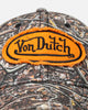 Von Dutch Woodcamo Dad Strapback Cap Camo/Orange