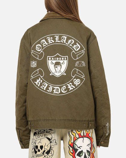 Mitchell & Ness Las Vegas Raiders Workwear Jacket Military