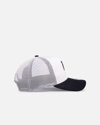 New Era Los Angeles Dodgers 'Upside Down Logo' 9FORTY A-Frame Trucker Snapback White/Black