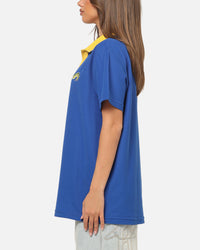 Bleacher Athletic Parramatta Eels NRL Adult Golf Polo T-Shirt Blue