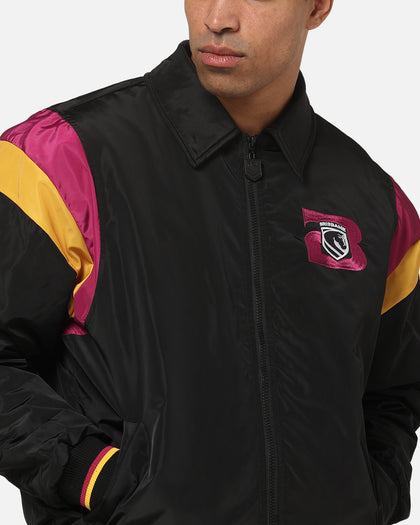 Bleacher Athletic Brisbane Broncos NRL Legacy Baseball Jacket Black