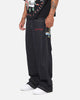 Ed Hardy Dragon Ultra Wide Leg Jeans Indigo Denim