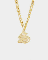 Raising Hell Women's Gothic Letter Anklet Gold