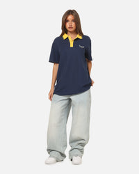 Bleacher Athletic North Queensland Cowboys NRL Adult Golf  Polo T-Shirt Navy