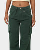 MNML Chloe Mid Rise Cargo Jeans Green