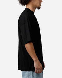 Saint Morta Divine Duty Mock Neck T-Shirt Black
