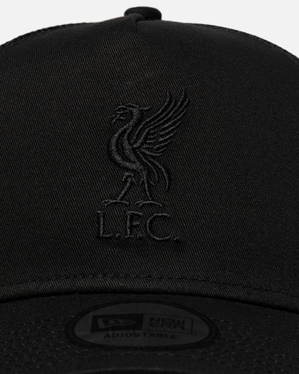 New Era Liverpool FC 9FORTY A-Frame Trucker Snapback Black