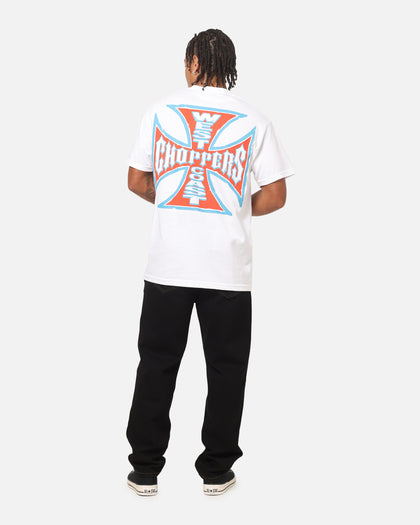 West Coast Choppers 80's Chiseled Logo T-Shirt White