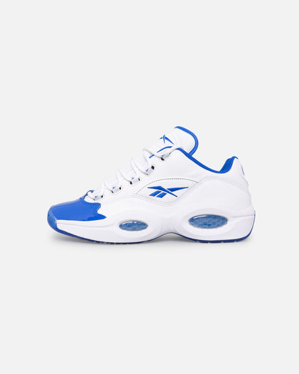 Reebok Question Low "Blue Toe" Footwear White/Electric Cobalt