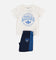 Adidas Infants' Short Tee Set White/Indigo