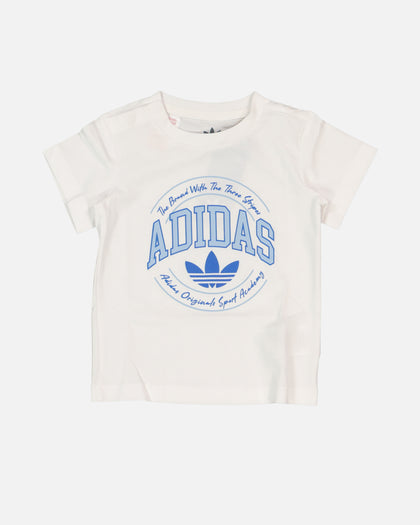 Adidas Infants' Short Tee Set White/Indigo
