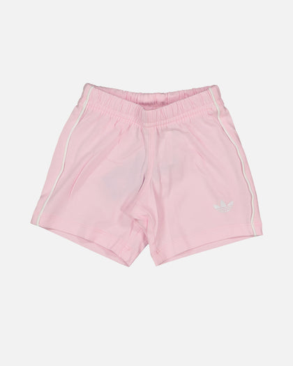 Adidas Infants' Adicolour Shorts and T-Shirt Set Clear Pink
