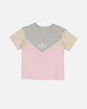 Adidas Infants' Adicolour Shorts and T-Shirt Set Clear Pink