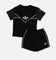 Adidas Infants' Adicolour Shorts And T-Shirt Set Black