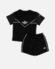 Adidas Infants' Adicolour Shorts And T-Shirt Set Black