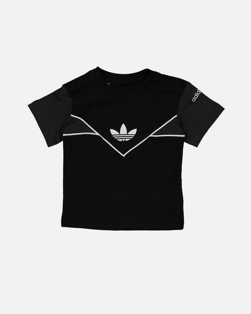 Adidas Infants' Adicolour Shorts And T-Shirt Set Black