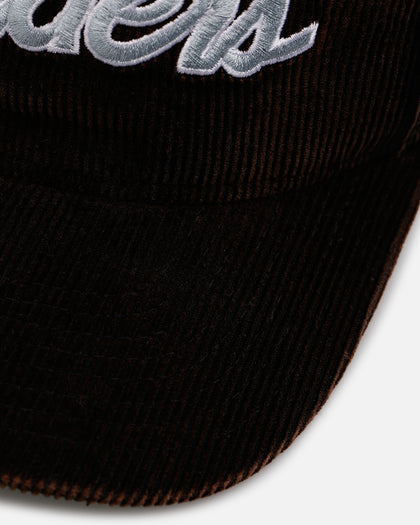 New Era Las Vegas Raiders 'Washed Black NFL Golfer' Corduroy Golfer Snapback Washed Black