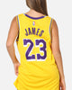 Nike Los Angeles Lakers Lebron James Dri-FIT Swingman Jersey Amarillo