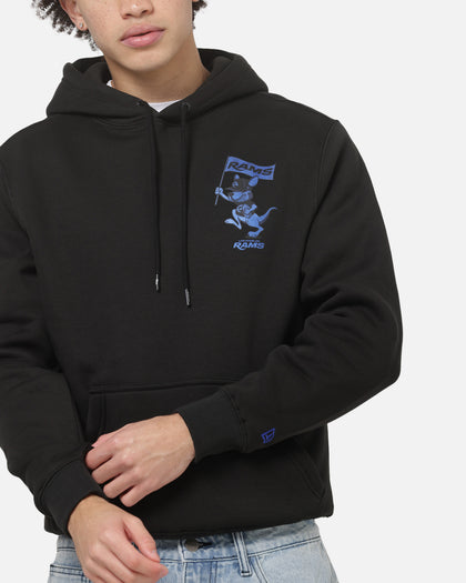 New Era Los Angeles Rams Kangaroo Flag Hoodie Black