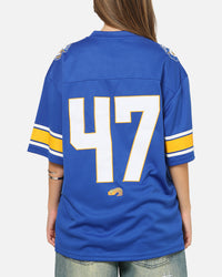 Bleacher Athletic Parramatta Eels NRL Gridiron Mesh Jersey Official Team Color