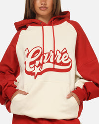 Carre Sport C Hoodie Off White/Red