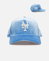 New Era New York Mets 'Sky Velvet' 9FORTY A-Frame Snapback Sky Blue