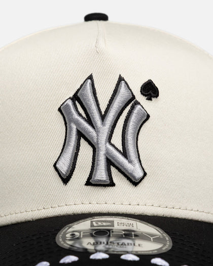 New Era New York Yankees 'Royal Flush' 9FORTY A-Frame Snapback White/Black
