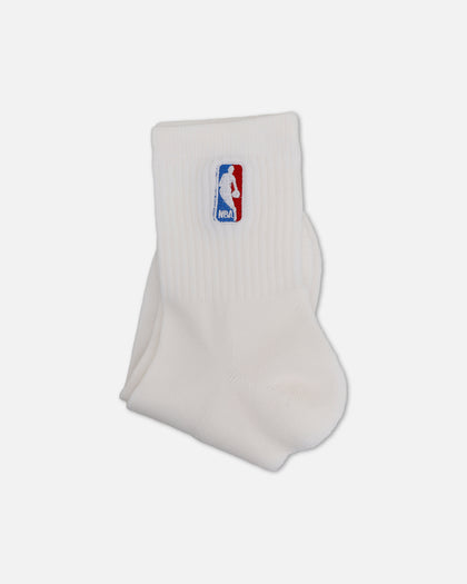Pro Compression Classic NBA Logoman Crew Sock White