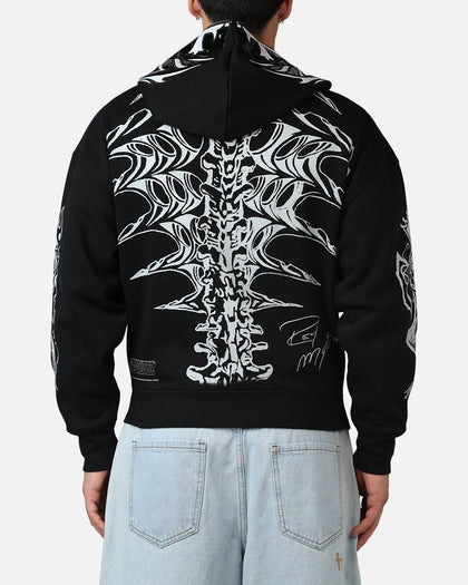 73 Studio Rey Mysterio Masked Hoodie Black Wash