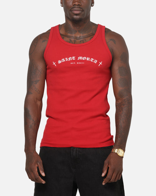 Saint Morta Chronicles Rib Singlet Red