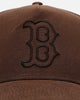 New Era Boston Red Sox 'Waxed Canvas QS' 59FORTY A-Frame Fitted Brown