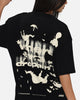73Studio X Fortnite Where We Droppin T-Shirt Black Acidwash