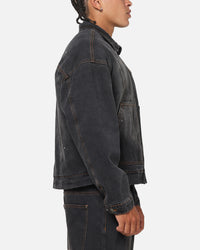 Saint Morta Halo Zip Jacket Smoke Black
